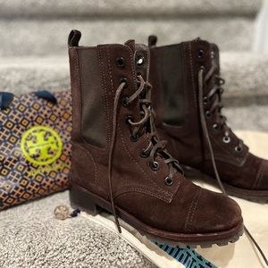 Tory Burch combat boots